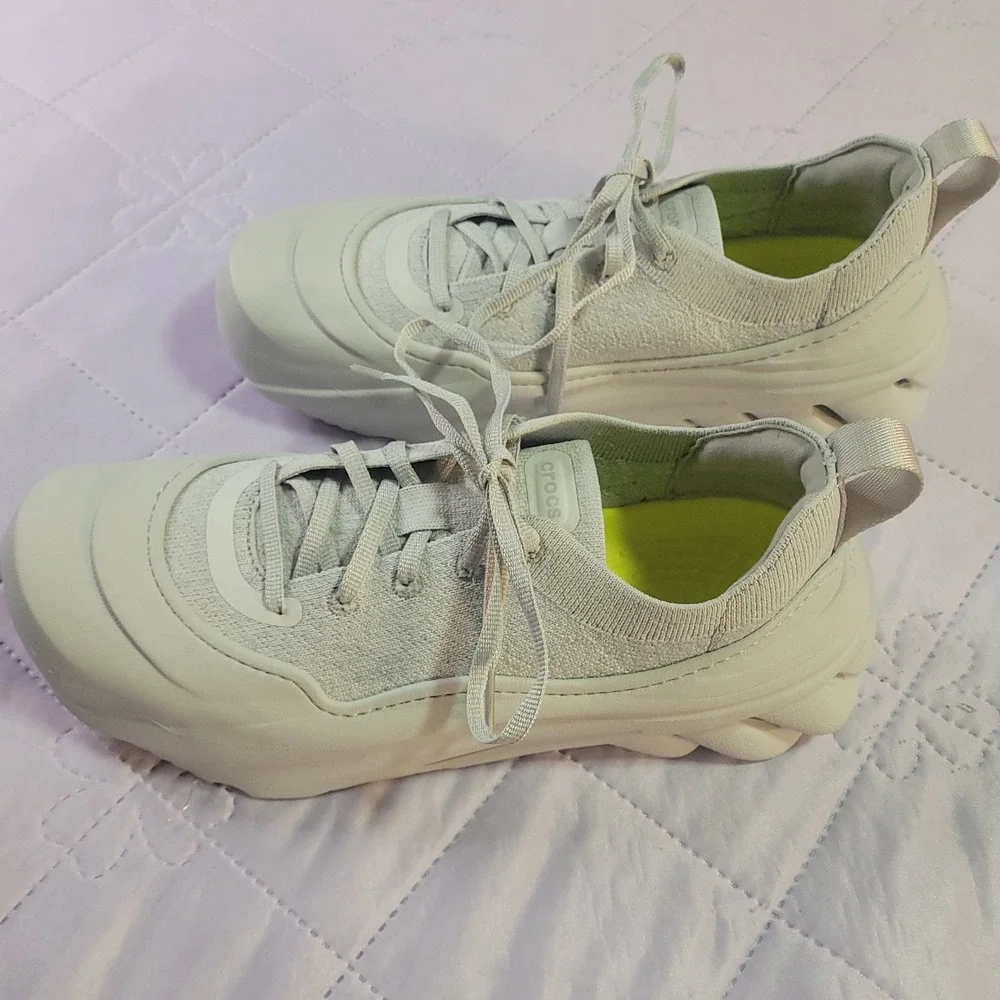 Crocs Echo Storm Tundra Light Grey Men 9 Women 11 Sneakers 210079-1NF